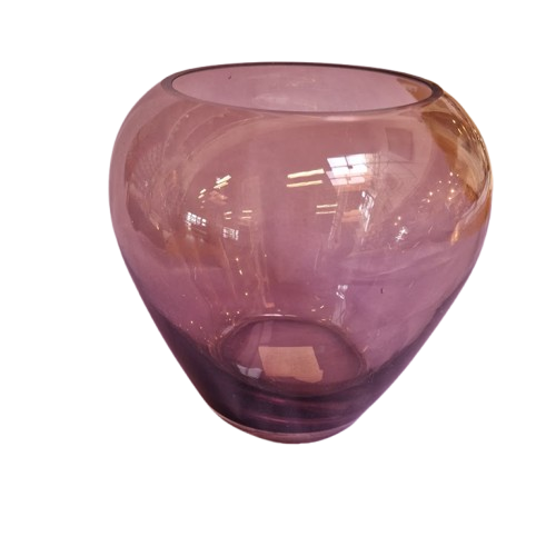 Wikholm Form - Glasvase Rosa - 17 Cm.