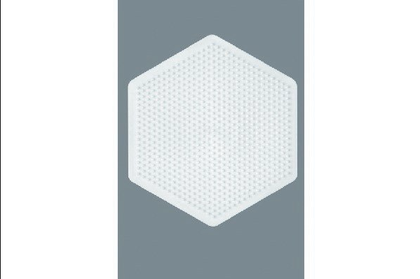 Hama - Stiftplade Sekskantet Stor - 16,5 x 14,5 Cm.