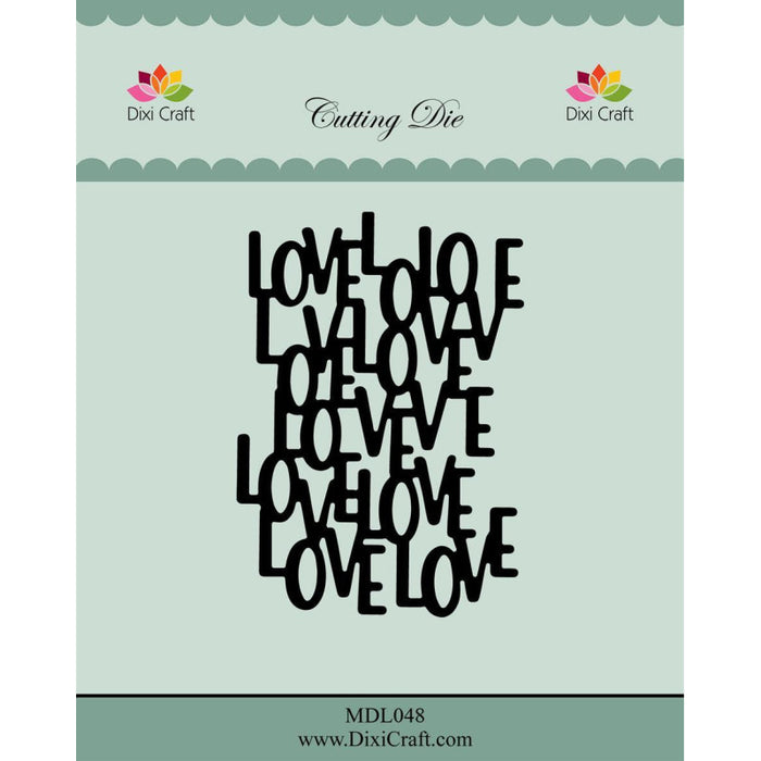 Dixi Craft - Die Love Background - MDL048