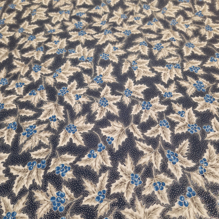 Robert Kaufman - Patchworkstof Holiday Flourish 13 Navy - 19258-9