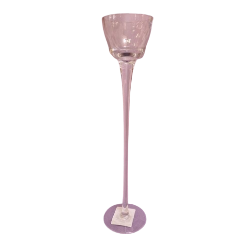 Gardinlageret - Fyrfadsstage Glas - 30 Cm.