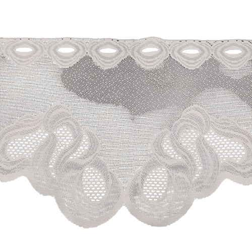 Gardinlageret - Cafégardin Hvid H30 Cm. 2060 - Pr. Meter