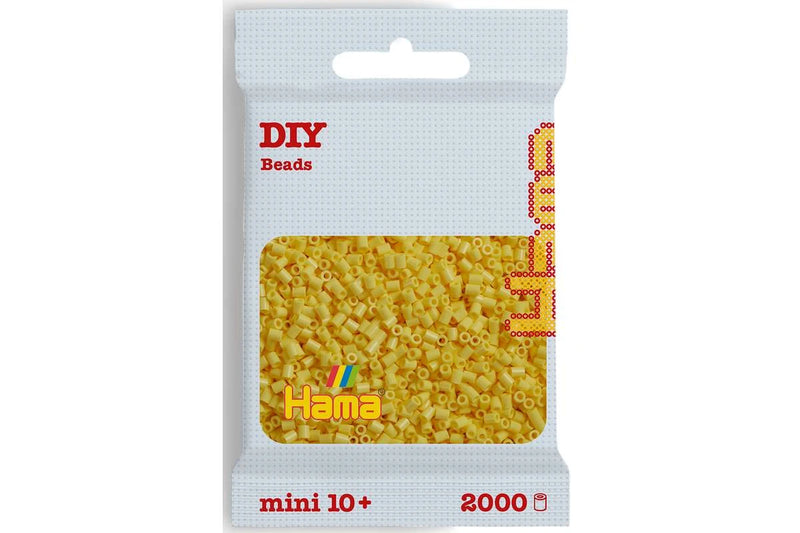 Hama - Mini perler 2000 Stk. Lys Gul - 501-103
