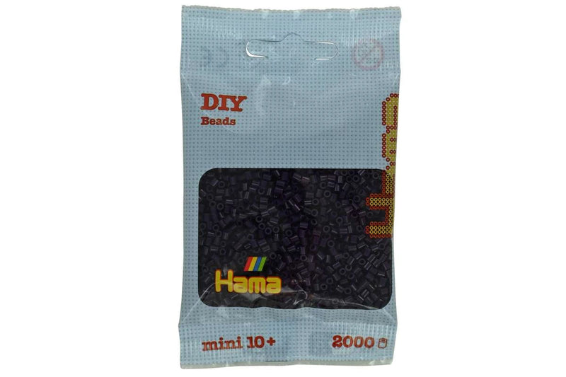 Hama - Mini perler 2000 stk. Mørk lilla - 501-108