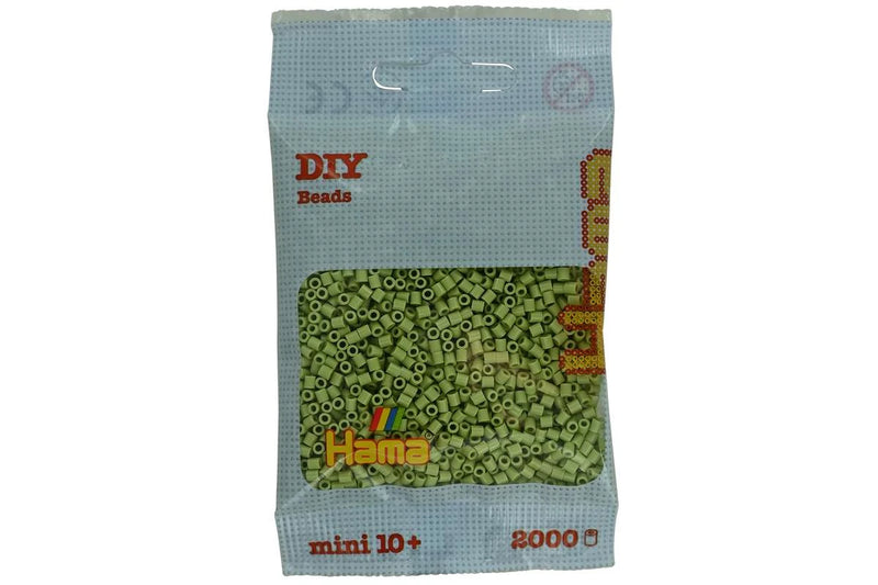 Hama - Mini perler 2000 stk. lys grøn - 501-110