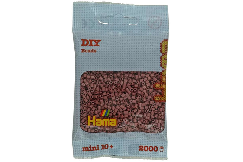 Hama - Mini perler 2000 stk. Gl. rosa - 501-111