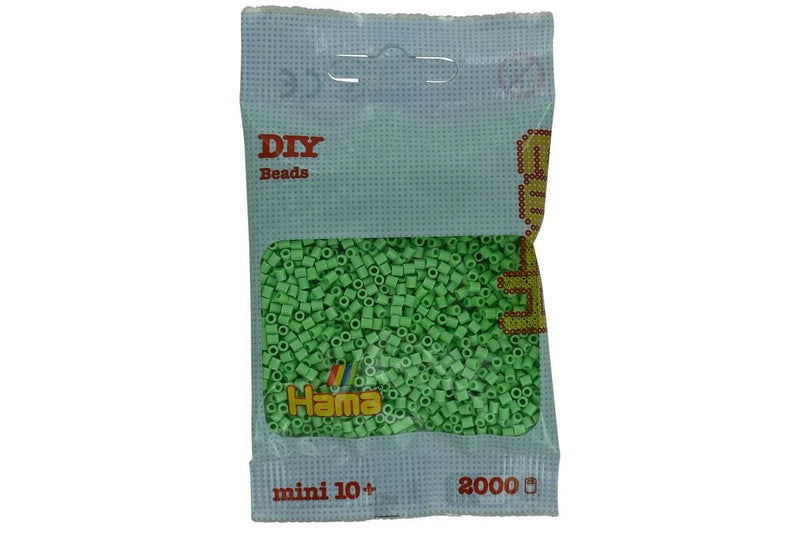 Hama - Mini perler 2000 stk. lys grøn - 501-115