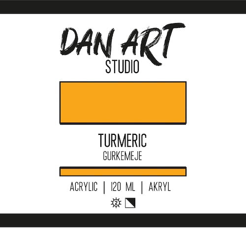 Dan Art - Akrylmaling 120 Ml. - Tumeric