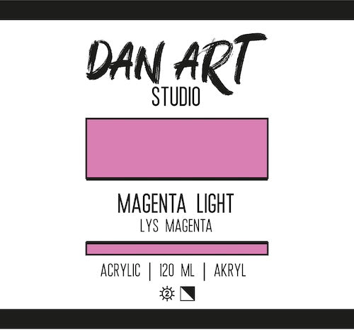 Dan Art - Akrylmaling 120 Ml. - Magenta Light