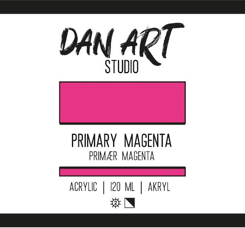 Dan Art - Akrylmaling 120 Ml. - Primary Magenta