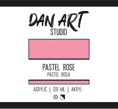 Dan Art - Akrylmaling 120 Ml. - Pastel Rose