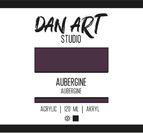 Dan Art - Akrylmaling 120 Ml. - Aubergine