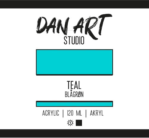 Dan Art - Akrylmaling 120 Ml. - Teal