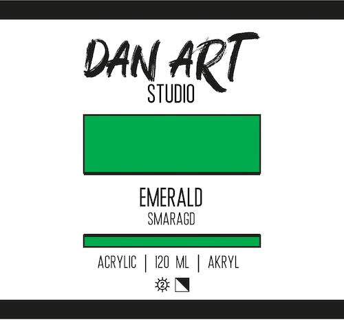 Dan Art - Akrylmaling 120 Ml. - Emerald