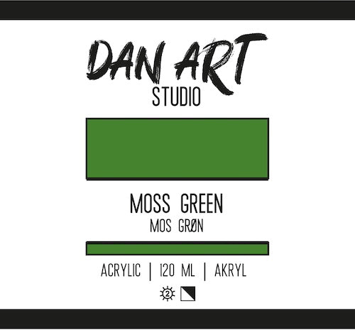 Dan Art - Akrylmaling 120 Ml. - Moss Green
