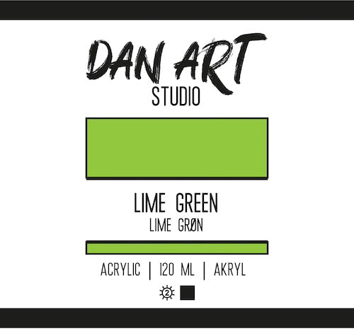 Dan Art - Akrylmaling 120 Ml. - Lime Green