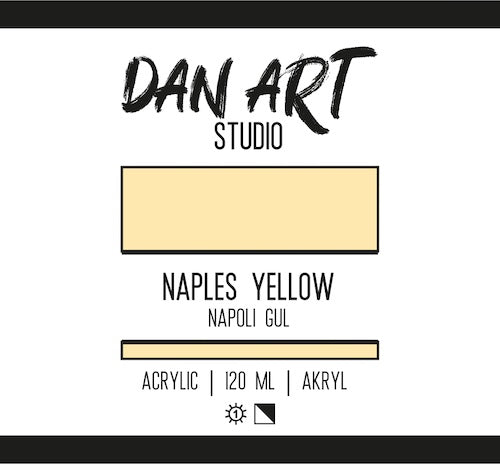 Dan Art - Akrylmaling 120 Ml. - Naples Yellow