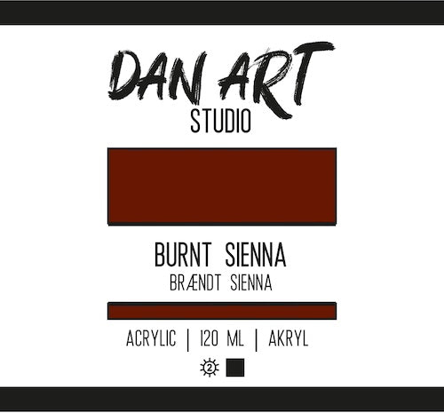 Dan Art - Akrylmaling 120 Ml. - Burnt Sienna