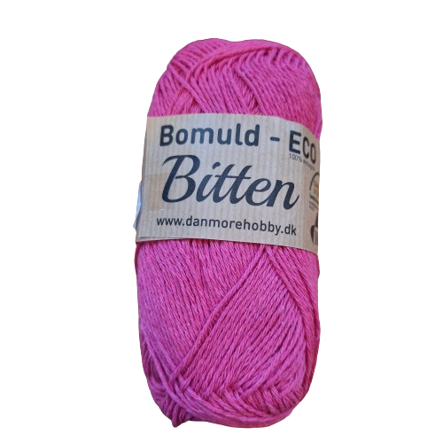 Bitten - Garn Bomuld - Pink