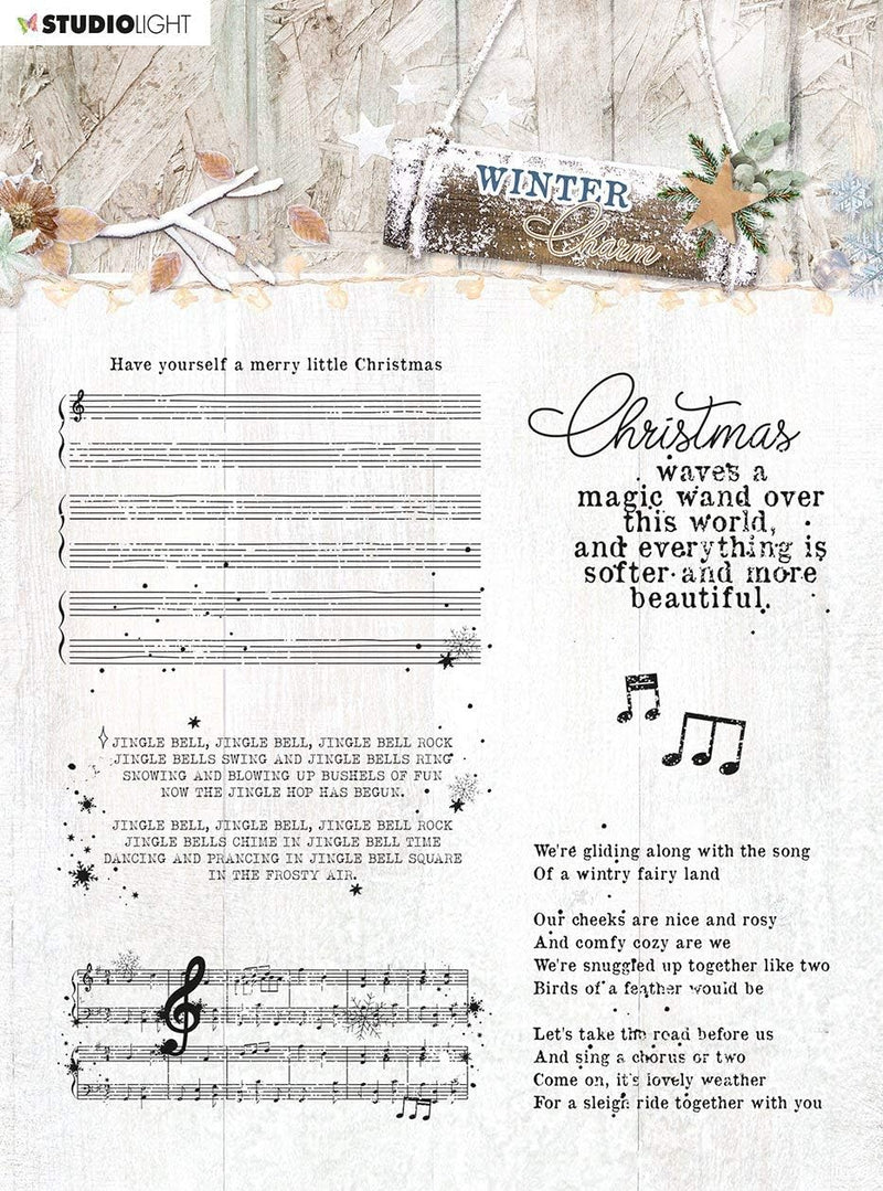 Studio Light - Stempel Winter Charm 493 - STAMPWC493