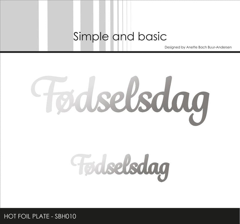 Simple and Basic Hot Foil SBH010