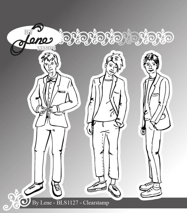 By Lene - Stempel Drenge - BLS1127