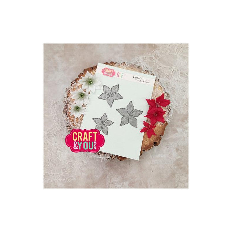 Craft & You - Die Magda's Small Poinsettia - CW260