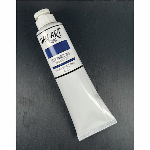 Dan Art - Akrylmaling 120 Ml. - Transparent Blue