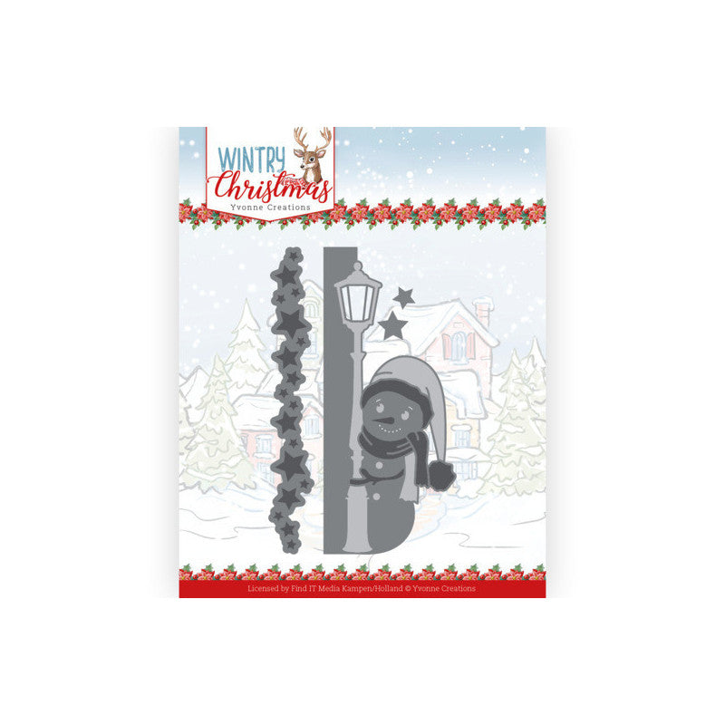 Yvonne Creations - Die Peek A Boo Snowman - YCD10245