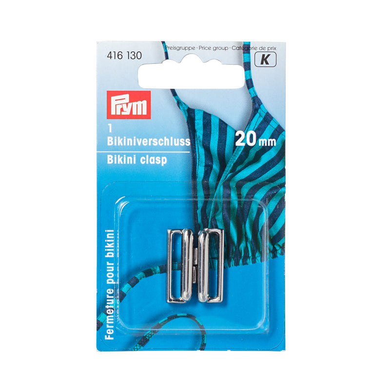 Prym - Bikini Lukninger 20 Mm. - Sølv