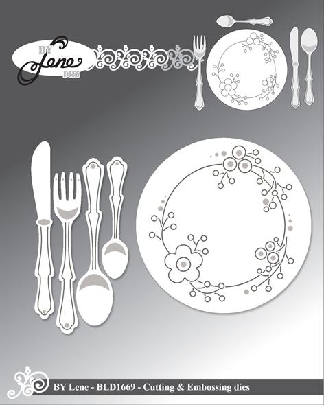 By Lene - Die Plate & Cutlery - BLD1669