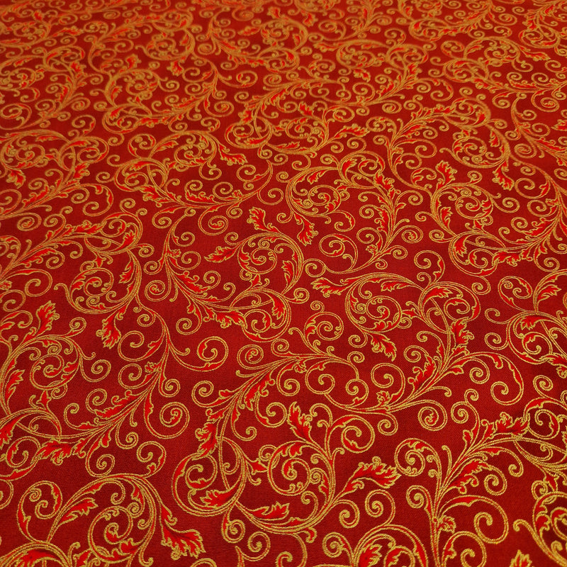 Robert Kaufman - Patchworkstof Holiday Flourish 13 Red - 19255-3