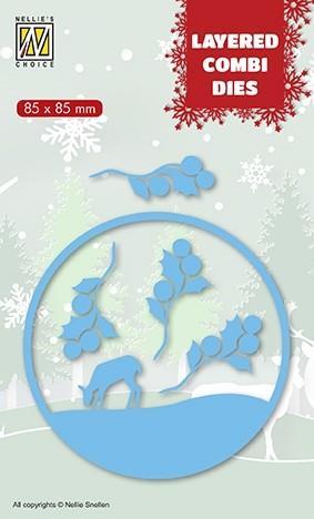 Nellie's Choice - Die Christmas Deer B - LCDCD002