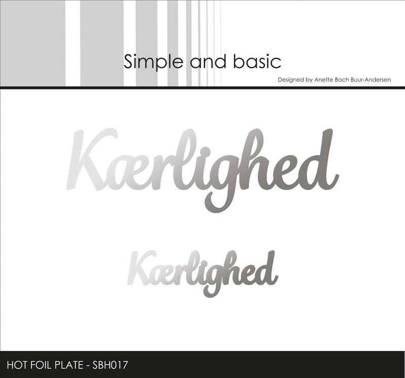 Simple and Basic Hot Foil SBH017