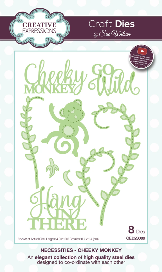 Creative Expressions - Die Cheeky Monkey - CED23009
