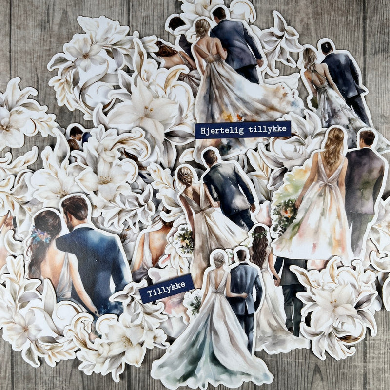 3D Udstansninger Brudepar DanCuts