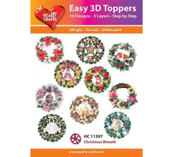 3D Udstansninger Christmas Wreath HC 11397