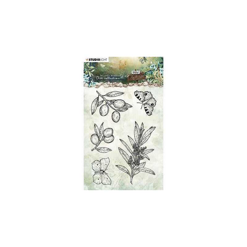 Studio Light - Stempel Olive Branches - JMA-NA-STAMP19