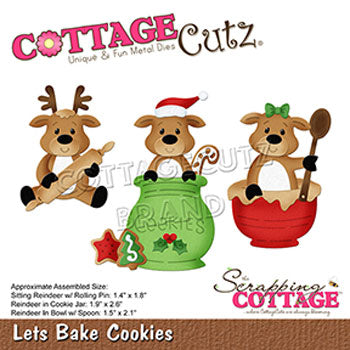 CottageCutz - Die Lets Bake Cookies - CC-683