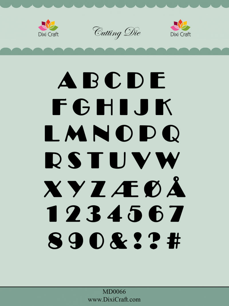 Dixi Craft - Die Bogstaver - MD0066