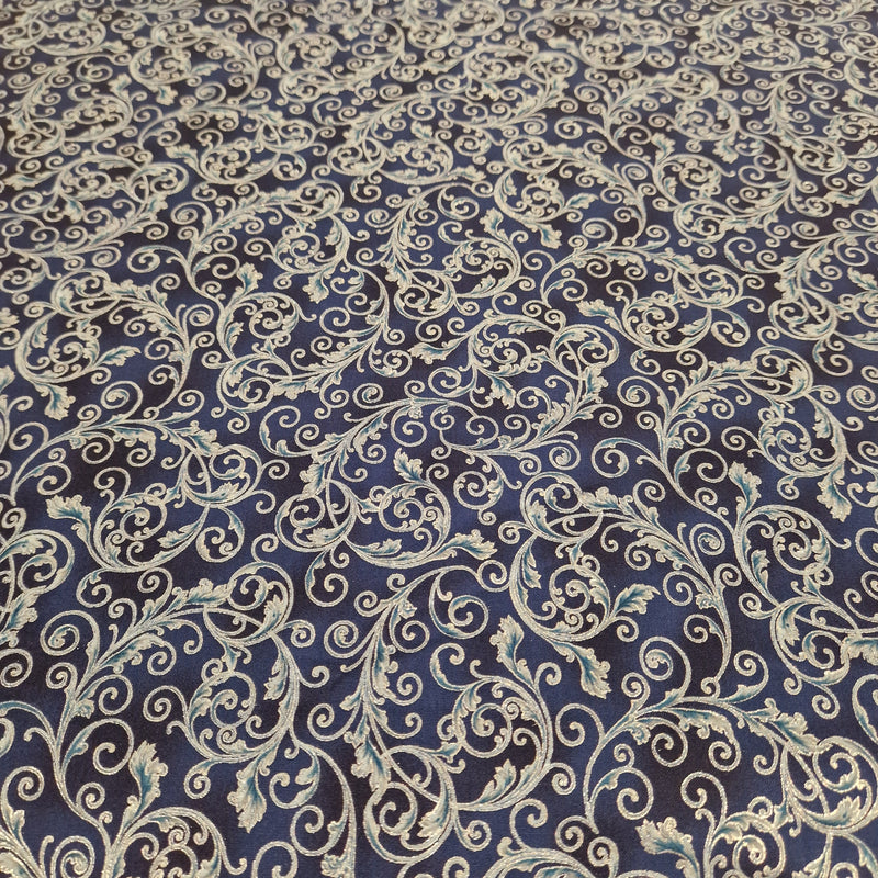 Robert Kaufman - Patchworkstof Holiday Flourish 13 Navy - 19255-9