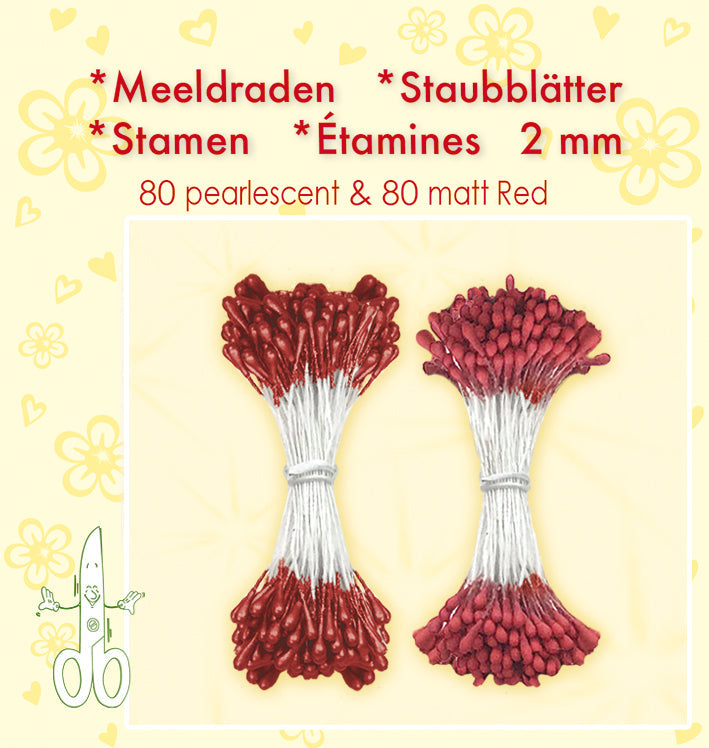 By Lene - Støvdragere - Rød