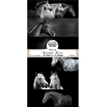 Felicita Design - Pyntepapir 10 x 21 Cm. - Beautiful Horses