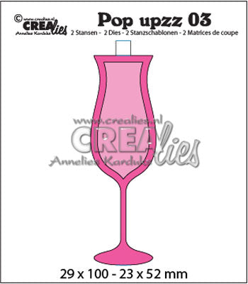 Crealies - Die Flaske - CLPU03