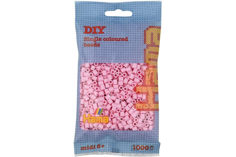 Hama - Midi Perler 1000 Stk. Pastel Rosa - 207-95