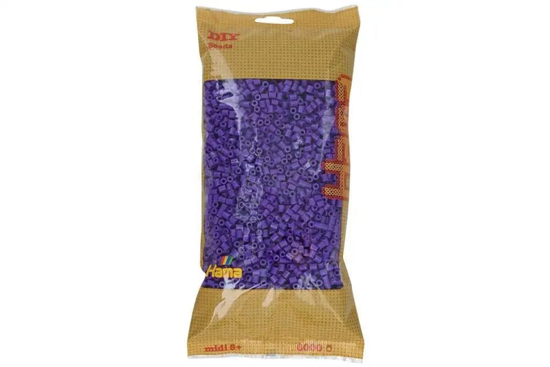 Hama - Midi Perler 6000 Stk. Lilla - 205-07