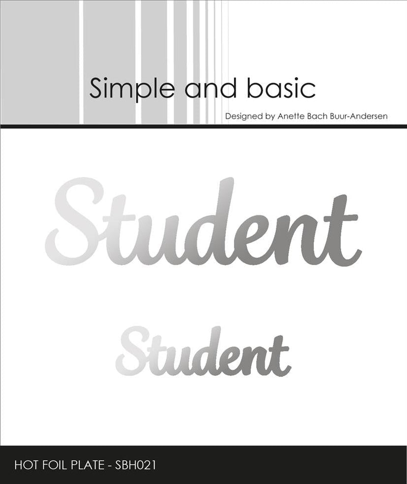 Simple and Basic Hot Foil SBH021