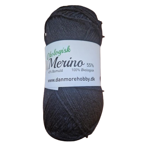 Danmore - Garn Merino - Sort
