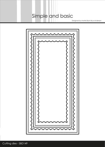 Simple and Basic - Die Mini Slim Card - SBD149