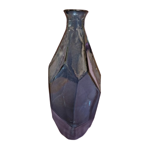 Gardinlageret - Vase Blå - 30 Cm.